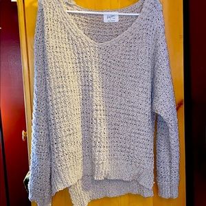 Gray Knit Sweater